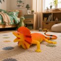 Jaszczurka Kołnierzasta Gumowa Figurka Rozciągliwa Realistyczna 19cm