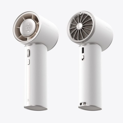 Mini wentylator Jisulife Handheld Fan Pro1 Mini 4250 mAh USB-C przenośny wiatraczek dmuchawa - biały