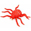 Pająk Czerwony Gumowa Figurka Rozciągliwa Realistyczna 12 cm