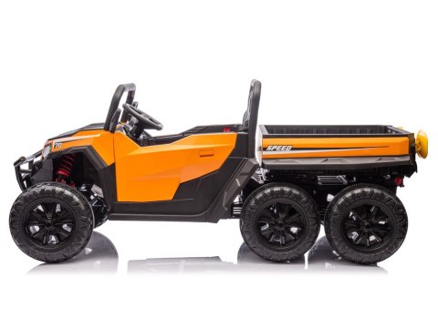 Pojazd Na Akumulator 6 Kół XB-1038A 4x4 24V Pomarańczowy