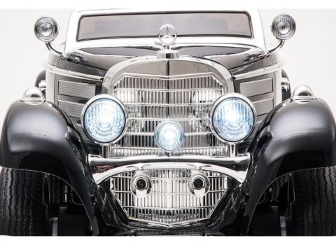 Auto Na Akumulator Mercedes 540K Klasyk Premium Światła LED MP3 Czarny