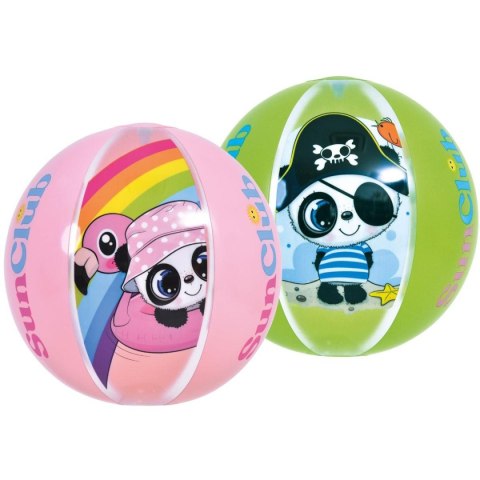 PIŁKA PLAŻOWA DMUCHANA PANDA 40CM ZIELONY 53014