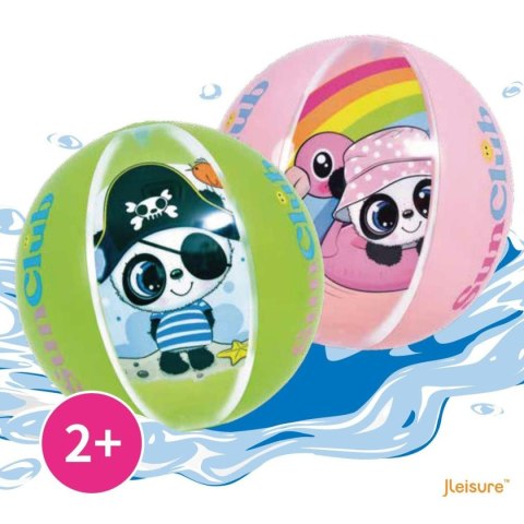 PIŁKA PLAŻOWA DMUCHANA PANDA 40CM ZIELONY 53014