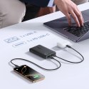 Powerbank Baseus EnerFill FP11 10000mAh 15W (z czarnym kablem Simple USB-C - USB-C 20V/3A 30cm) - czarny