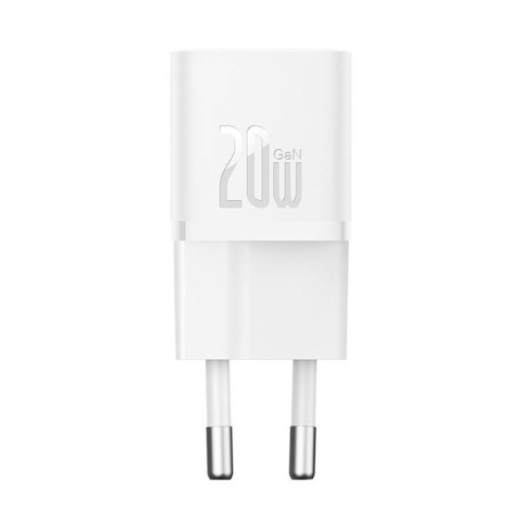 Mini ładowarka sieciowa Baseus GaN5 20W (biała)