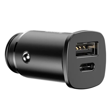 Ładowarka samochodowa BASEUS Square 30W PPS QC4.0 PD3.0 (czarna)