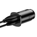 Ładowarka samochodowa BASEUS Square 30W PPS QC4.0 PD3.0 (czarna)