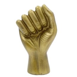 Zaciśnięta Pięść Figurka Dekoracyjna Aluminium 18cm - 20755-18