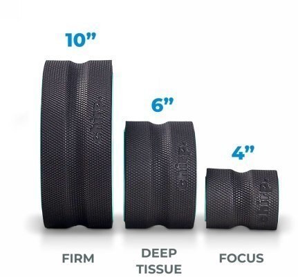 Chirp Wheel Plus 3 pk 4", 6", 10" - zestaw 3 kół do ćwiczeń, stretchingu, rehabilitacji, jogi, pilatesu 4", 6", 10" (3szt)