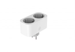 SMART ADAPTER GNIAZDO 230V WiFi białe podwójne ART