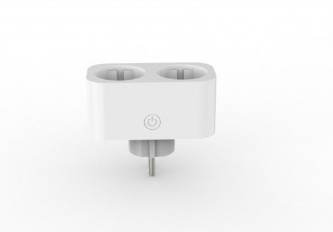 SMART ADAPTER GNIAZDO 230V WiFi białe podwójne ART