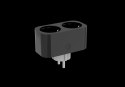 SMART ADAPTER GNIAZDO 230V WiFi czarne podwójne ART