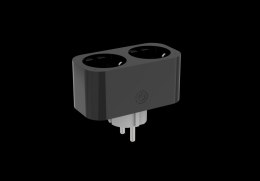 SMART ADAPTER GNIAZDO 230V WiFi czarne podwójne ART