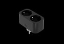 SMART ADAPTER GNIAZDO 230V WiFi czarne podwójne ART