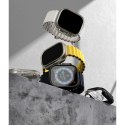 Etui Ringke Slim 2-pack na Apple Watch Ultra 49 mm - przezroczysto-czarne matowe
