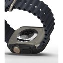 Etui Ringke Slim 2-pack na Apple Watch Ultra 49 mm - przezroczysto-czarne matowe