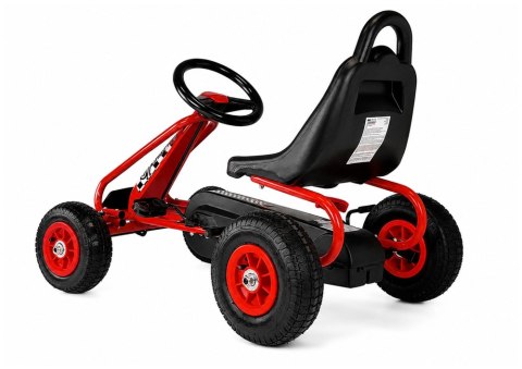 Gokart na Pedały G201 Czerwony