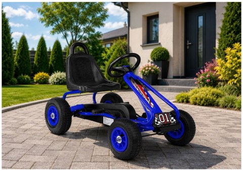 Gokart na Pedały G201 Niebieski