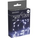 LAMPKI DRUCIKI NA BATERIE GIRLANDA 80 LED ZIMNY BIAŁY