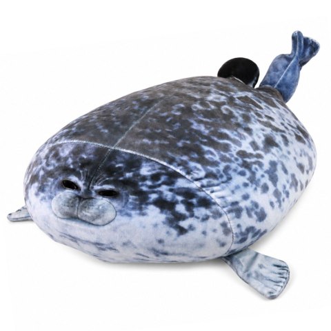 Pluszowa Foka Maskotka Przytulanka Naturalna Kolorystyka Szara 38 cm