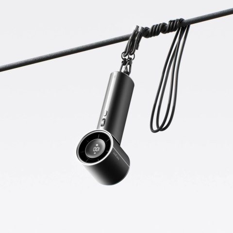 Mini wentylator Jisulife Handheld Fan Pro1 Mini 4250 mAh USB-C przenośny wiatraczek dmuchawa - czarny