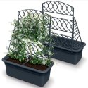 DONICZKA Z PERGOLĄ BLOMA 60CM ANTRACYT