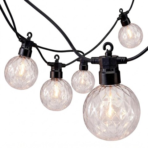 GIRLANDA OGRODOWA PARTY LIGHT TIMER 10LED 9,5 M PROGARDEN
