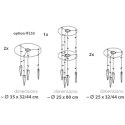 PODPORA DO ROŚLIN FLOO SUPPORTS ŚR. 25 I 35CM ZIELONY LEŚNY