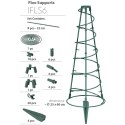 PODPORA DO ROŚLIN FLOO SUPPORTS STOŻKOWA 25X60CM ZIELONY LEŚNY