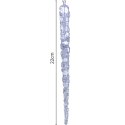 SOPLE LODU KRYSZTAŁOWE DEKORACJA WISZĄCA 22CM 4SZT
