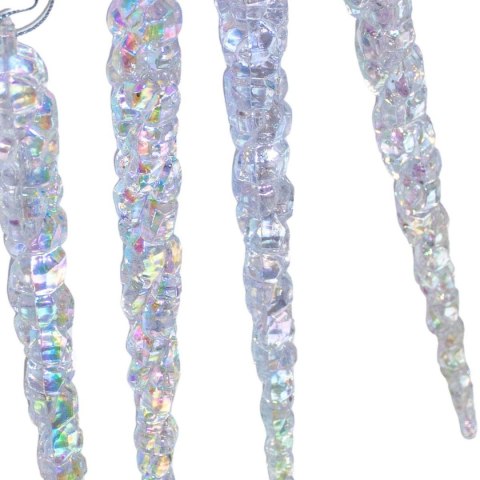 SOPLE LODU OPALIZUJĄCE DEKORACJA WISZĄCA 22 CM 4 SZT