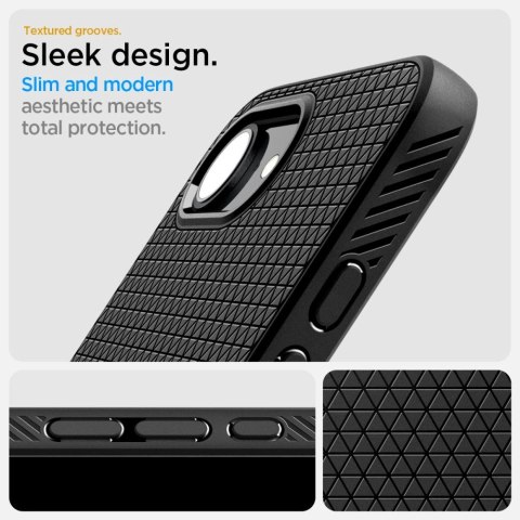 Etui Spigen Liquid Air na iPhone 16e / 17e - czarny mat