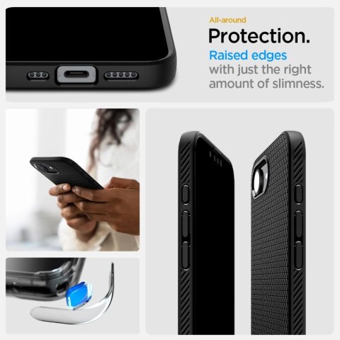 Etui Spigen Liquid Air na iPhone 16e / 17e - czarny mat