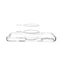 Etui Spigen Ultra Hybrid MagSafe na iPhone 17 - przezroczysto-białe