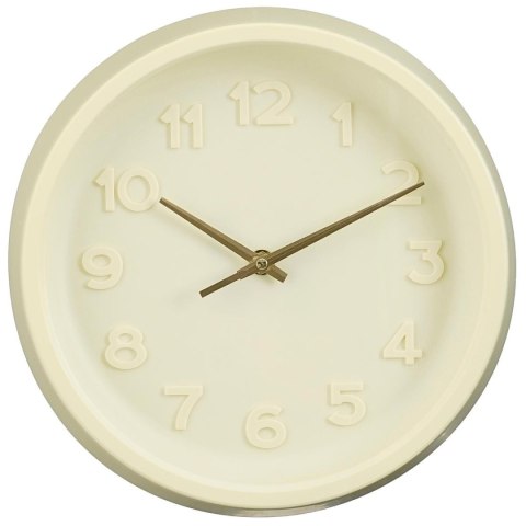 ZEGAR ŚCIENNY TING ŚR. 27CM MICA KREMOWY