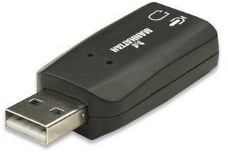 MANHATTAN Karta dźwiękowa 3D Virtual 5.1 na USB 2.0 150859