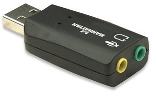 MANHATTAN Karta dźwiękowa 3D Virtual 5.1 na USB 2.0 150859
