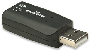 MANHATTAN Karta dźwiękowa 3D Virtual 5.1 na USB 2.0 150859