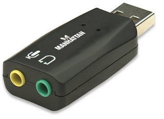 MANHATTAN Karta dźwiękowa 3D Virtual 5.1 na USB 2.0 150859