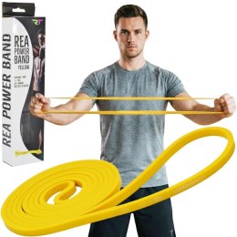 GUMA TAŚMA DO ĆWICZEŃ POWER BAND ŻÓŁTA REA TAPE