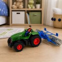 Traktor z Wałem Rolniczym i Rolnikiem Zdalnie Sterowany RC Zielony 1:24