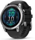 Fenix E 47 mm Srebrny GARMIN Android Czarno-srebrny