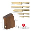 ZESTAW NOŻY BERLINGER HAUS BH-3125 LEONARDO W BLOKU AKACJOWYM
