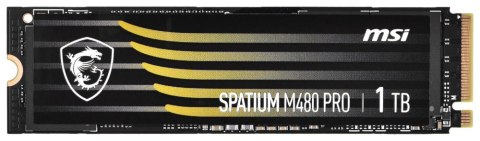 Dysk SSD MSI SPATIUM M480 Pro NVMe 1TB (M.2 2280″ /1TB )