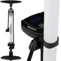 POMPKA ROWEROWA WARSZTATOWA 120 PSI (8,3 BAR) WYŚWIETLACZ CYFROWY LCD DUNLOP