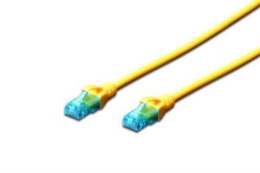 DIGITUS UTP Kat. 5e 0.25 m Żółty 0.25 Patchcord