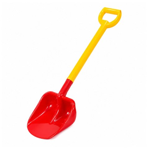 Duża Łopatka Dla Dzieci Do Piasku 63cm Czerwono-Żółta