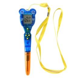 Gra Elektroniczna Z Długopisem 168w1 Smycz Pomarańczowo-Niebieska