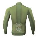 Bluza rowerowa Rockbros TLWT001 ROAD TO SKY wiatroszczelna ocieplana L - zielona