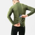 Bluza rowerowa Rockbros TLWT001 ROAD TO SKY wiatroszczelna ocieplana L - zielona